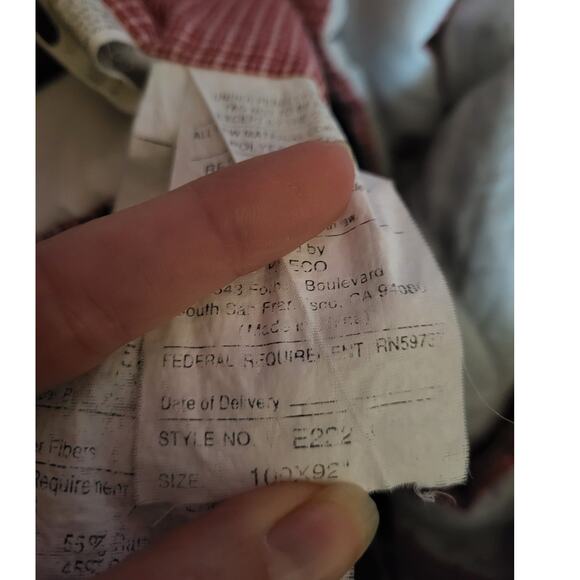 Vtg Keeco Country quilt-type Country Bedspread Comforter 100 X 92 Colorful E222 - Picture 8 of 8